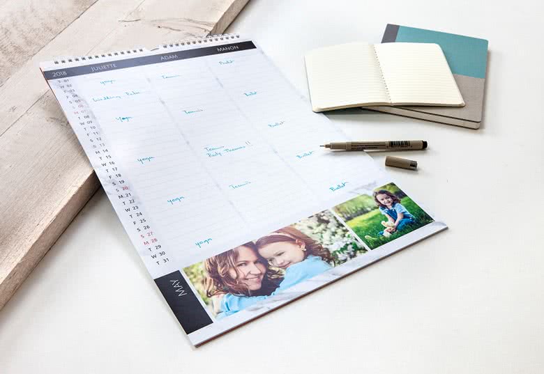 Personalised Family Planner with Photo smartphoto UK