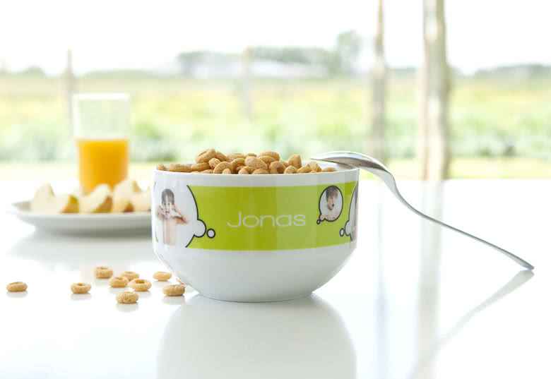 Personalised Cereal Bowls with your photo smartphoto UK