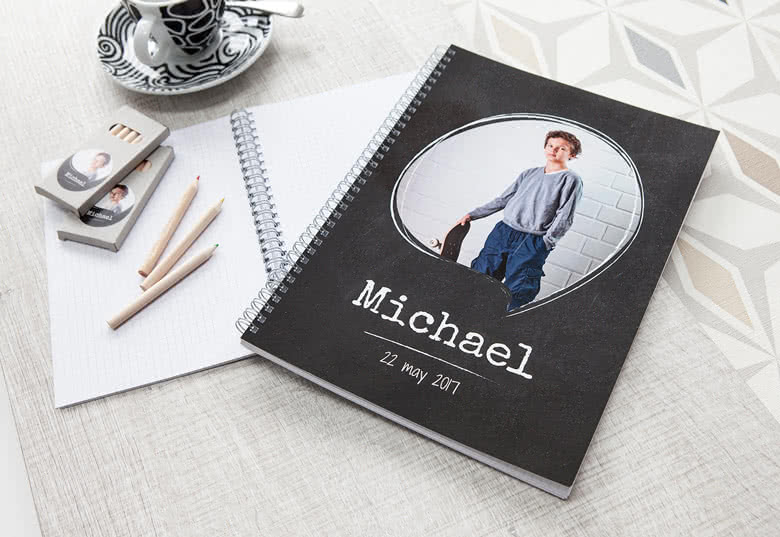 Idée cadeau : cahier personnalisé avec photos - smartphoto