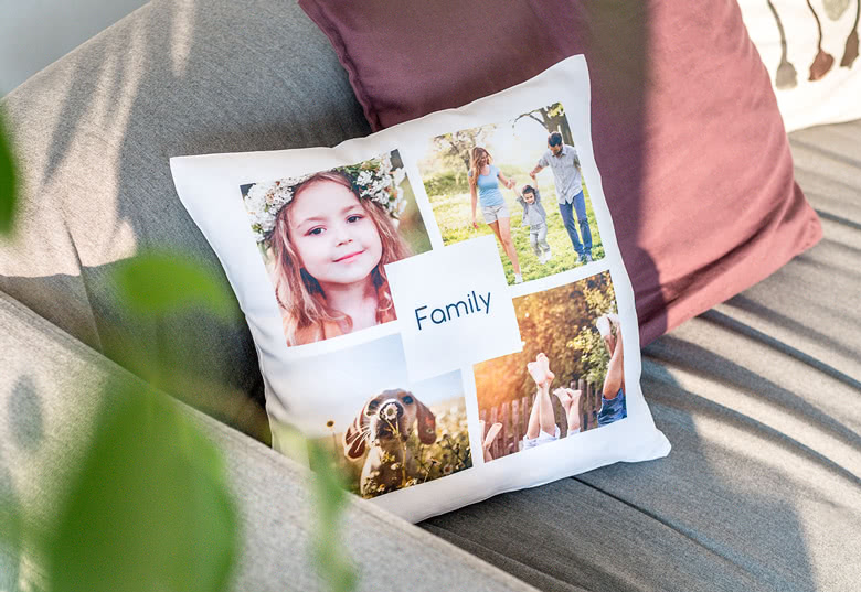 Personalised cushion with photo - Print photo on pillow | smartphoto UK