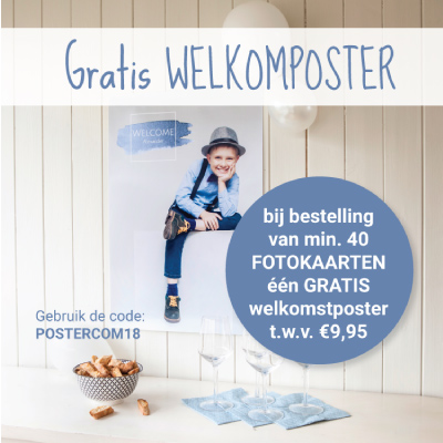 Welkomstposter