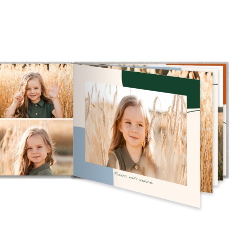Photo Book Large Landscape Linen Cover