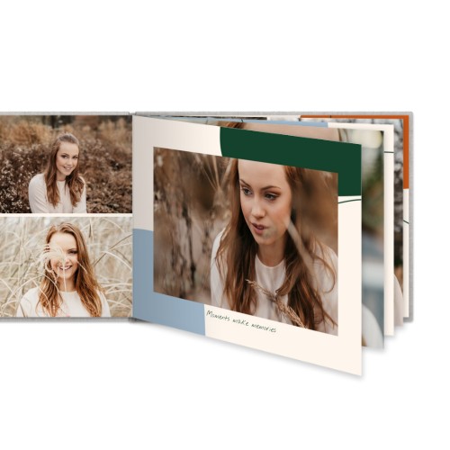 Livre photo L paysage - couverture rigide en lin