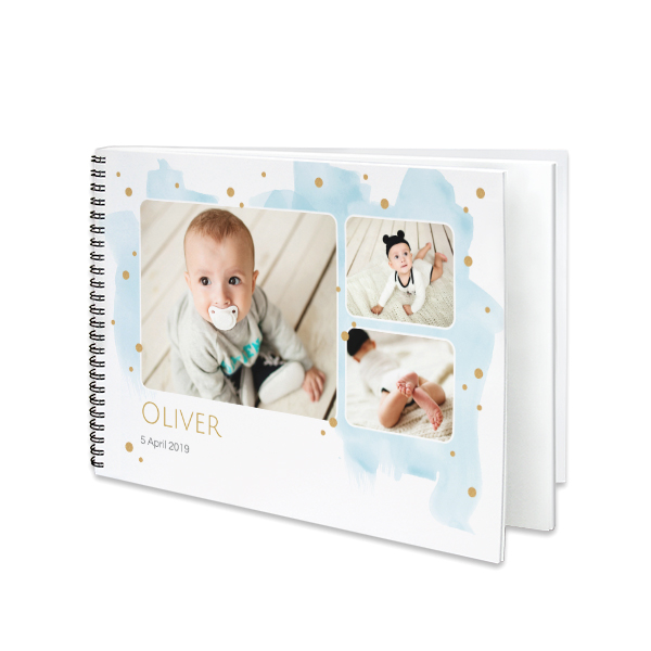 Fotoboek L liggend spiraalbinding