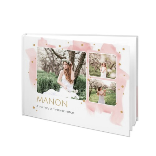 Fotoboek M liggend harde fotokaft platliggend