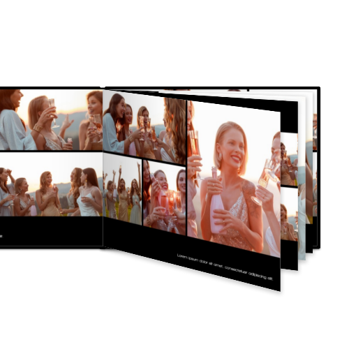 Livre photo XL paysage - couverture rigide en simili cuir Livre photo XL paysage - couverture rigide en simili cuir