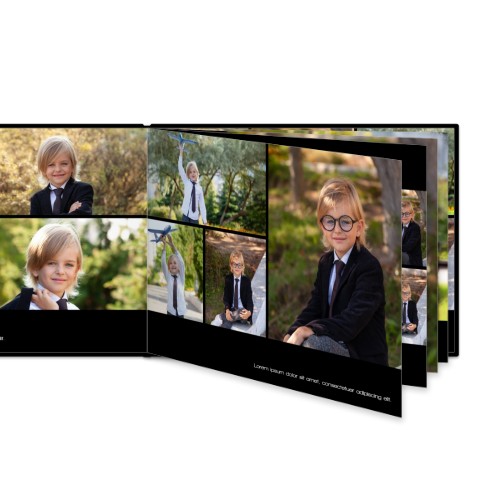 Fotobok XL Liggende Deluxe - Hard perm lærimitasjon