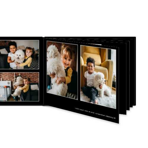 Fotoboek XL liggend - harde lederen kaft