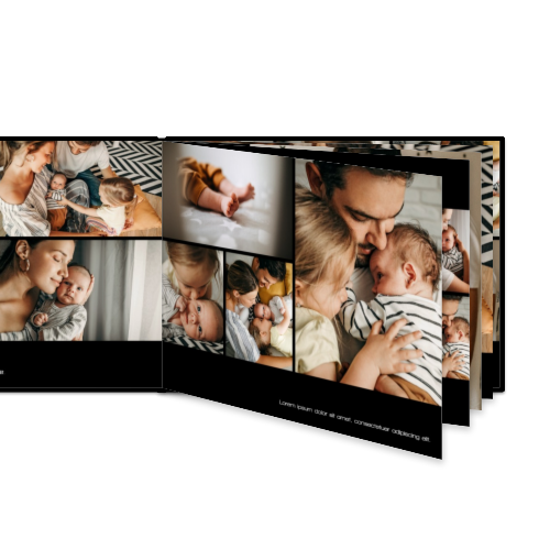 Fotoboek XL liggend - harde lederen kaft Fotoboek XL liggend - harde lederen kaft