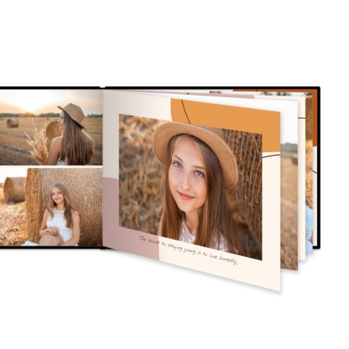 Livre photo XL paysage - couverture rigide en simili cuir