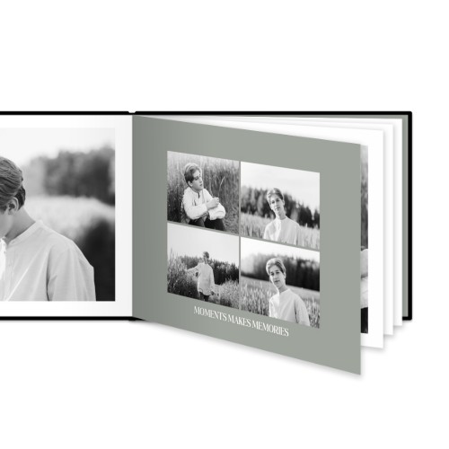 Fotobok XL Liggende Deluxe - Hard perm lærimitasjon