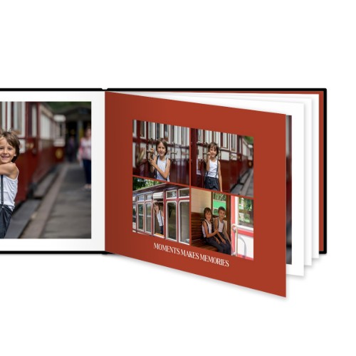 Livre photo XL paysage - couverture rigide en simili cuir