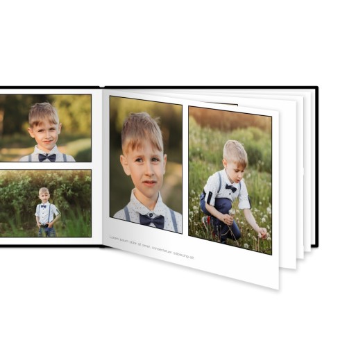 XL liggend - harde lederen kaft