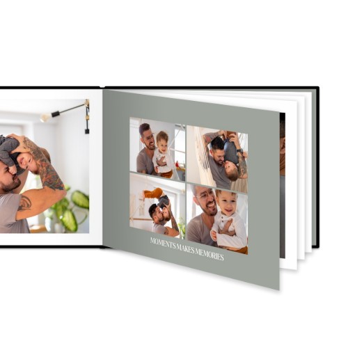 Fotoboek XL liggend - harde lederen kaft Fotoboek XL liggend - harde lederen kaft