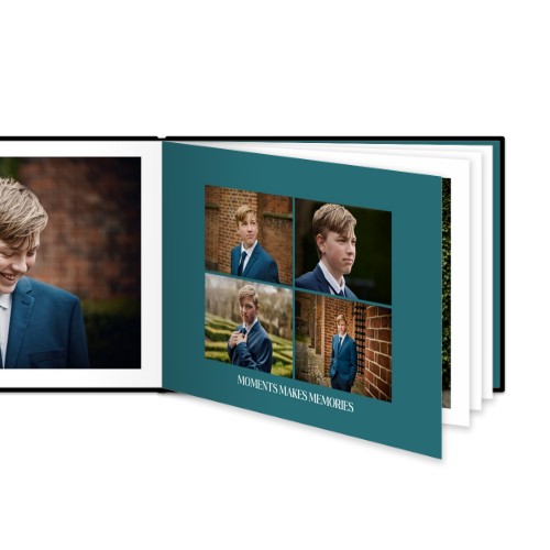 XL liggende deluxe Fotobog - Hårdt cover kunstlæder