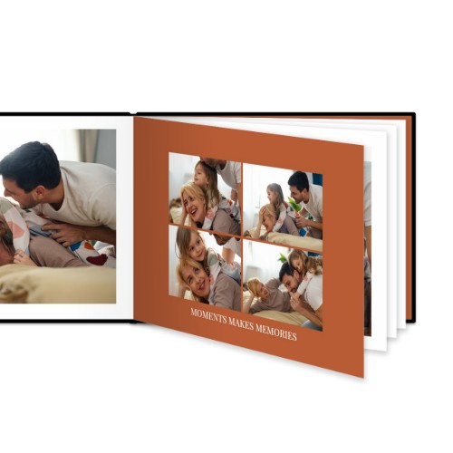 Fotobok XL liggande deluxe hårt omslag - Läderimitation