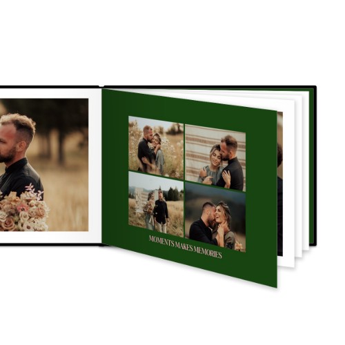 Fotobok XL Liggende Deluxe - Hard perm lærimitasjon