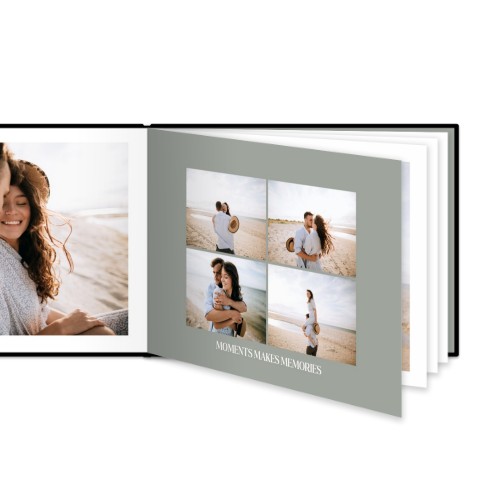 Fotobok XL liggande deluxe hårt omslag - Läderimitation