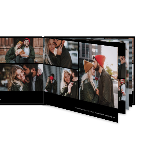 Livre photo XL paysage - couverture rigide en simili cuir Livre photo XL paysage - couverture rigide en simili cuir