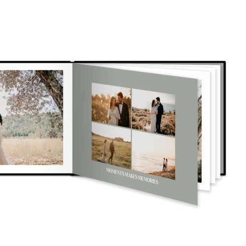 Fotobok XL liggande deluxe hårt omslag - Läderimitation