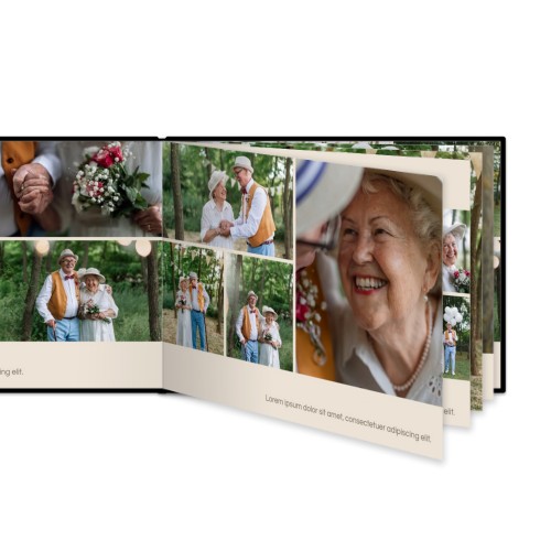 XL liggande hÄrt omslag - LÀderimitation XL liggande hÄrt omslag - LÀderimitation