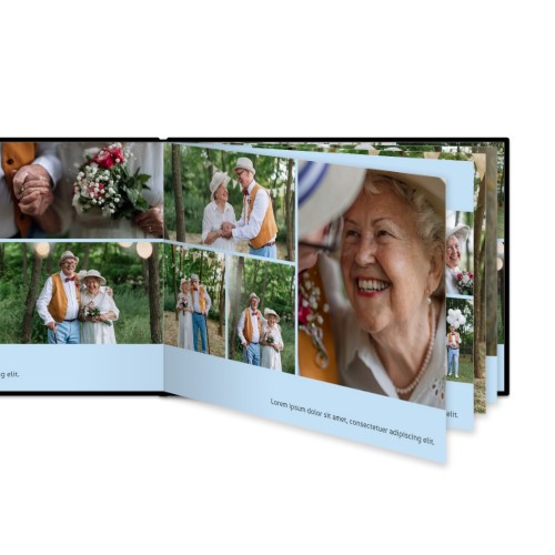 XL liggend - harde lederen kaft