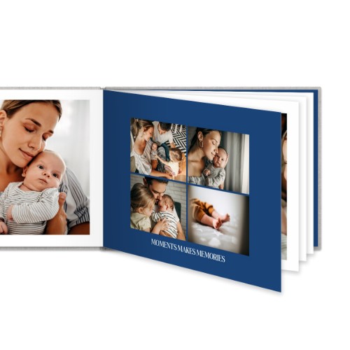 Fotoboek XL liggend - harde linnen kaft Fotoboek XL liggend - harde linnen kaft