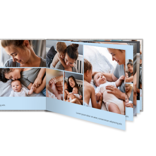 Livre photo XL paysage - couverture rigide en lin Livre photo XL paysage - couverture rigide en lin