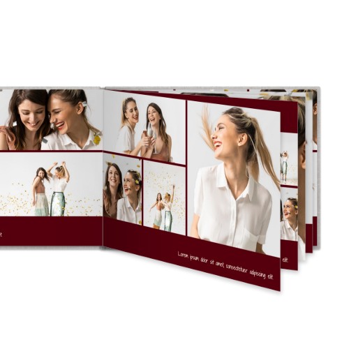 Livre photo XL paysage - couverture rigide en lin