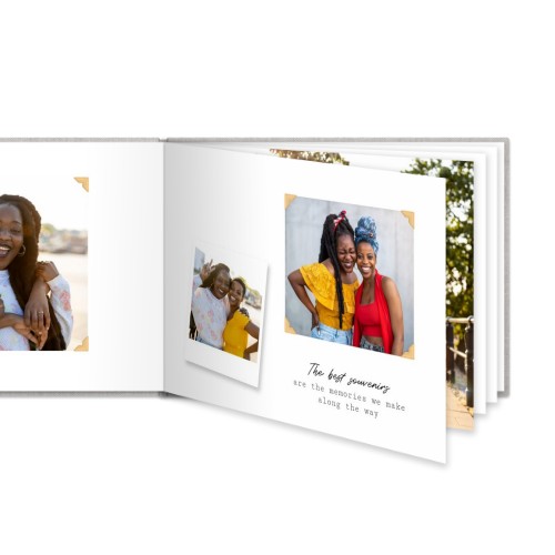 Fotobok XL liggande deluxe hårt omslag - Linne