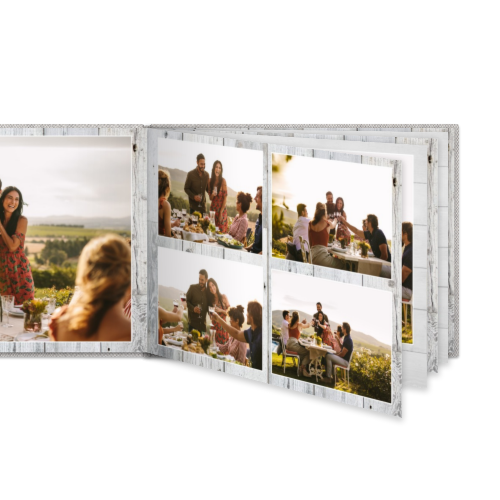 Livre photo XL paysage - couverture rigide en lin Livre photo XL paysage - couverture rigide en lin