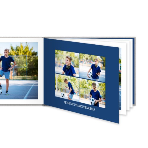 Kuvakirja XL Vaaka Deluxe - Kovat kannet - Pellava