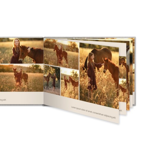 XL paysage - couverture rigide en lin XL paysage - couverture rigide en lin