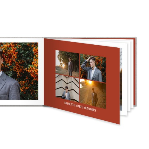 Fotoboek XL liggend - harde linnen kaft Fotoboek XL liggend - harde linnen kaft