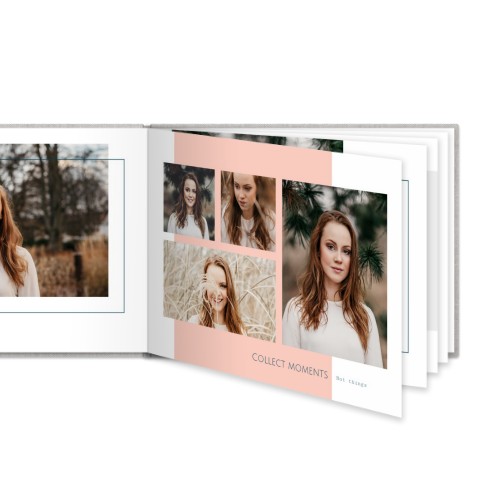 Rosa Farbblock Fotobuch