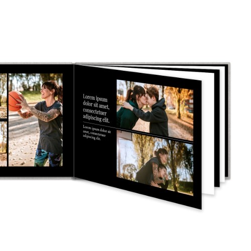 XL liggende deluxe Fotobog - Hårdt linnedomslag XL liggende deluxe Fotobog - Hårdt linnedomslag