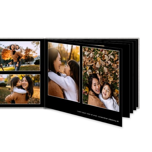 Fotoboek XL liggend - harde linnen kaft Fotoboek XL liggend - harde linnen kaft