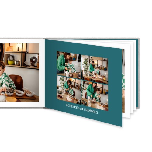 Fotoboek XL liggend - harde linnen kaft