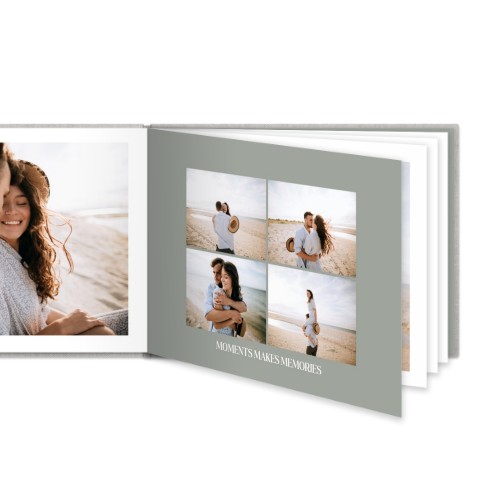 Fotobok XL liggande deluxe hårt omslag - Linne