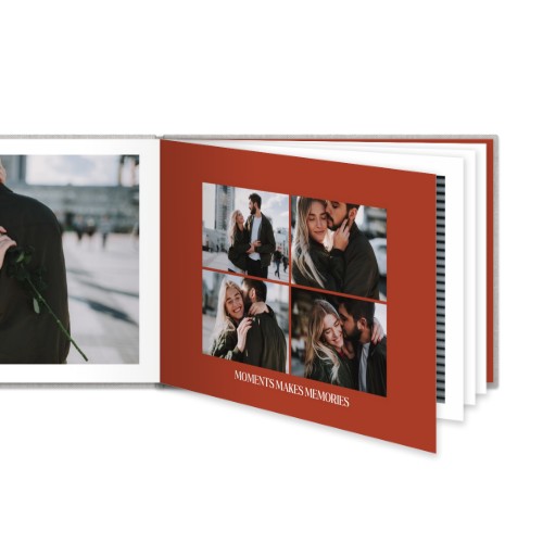 Fotoboek XL liggend - harde linnen kaft