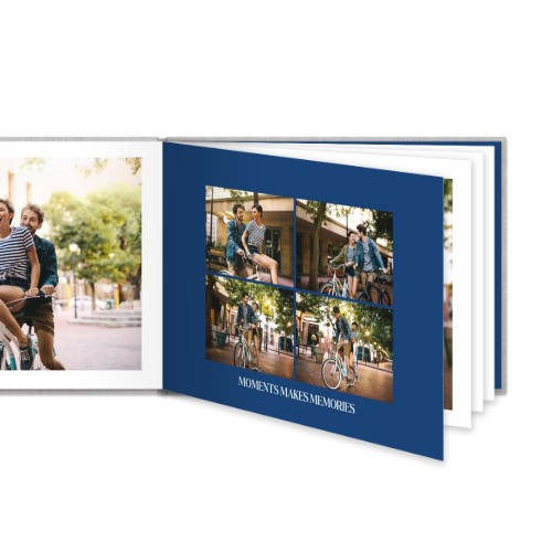 Livre photo XL paysage - couverture rigide en lin Livre photo XL paysage - couverture rigide en lin