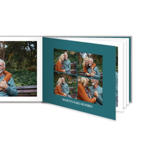 XL liggende deluxe Fotobog - Hårdt linnedomslag