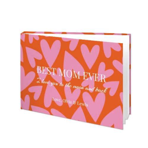 Happy Heart Pattern - Text Only