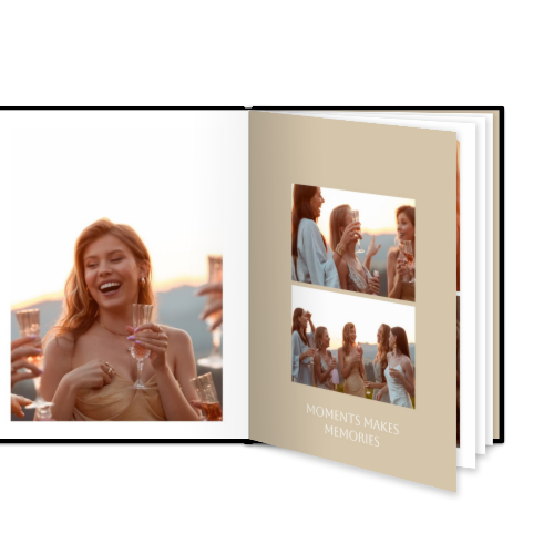 Livre photo L portrait - couverture rigide en simili cuir Livre photo L portrait - couverture rigide en simili cuir