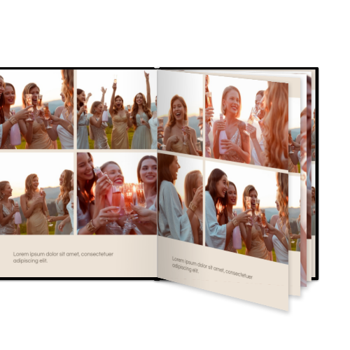 Livre photo L portrait - couverture rigide en simili cuir Livre photo L portrait - couverture rigide en simili cuir