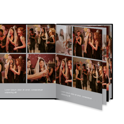 Fotobok stor portrÀtt hÄrt omslag - LÀderimitation Fotobok stor portrÀtt hÄrt omslag - LÀderimitation