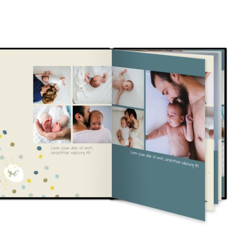 Photo Book Large Portrait Leather Cover