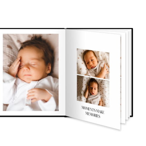 Fotobok stor portrÀtt hÄrt omslag - LÀderimitation Fotobok stor portrÀtt hÄrt omslag - LÀderimitation