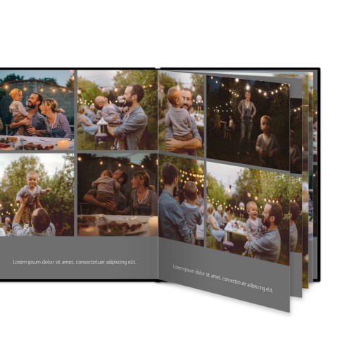 Photo Book Large Portrait Leather Cover