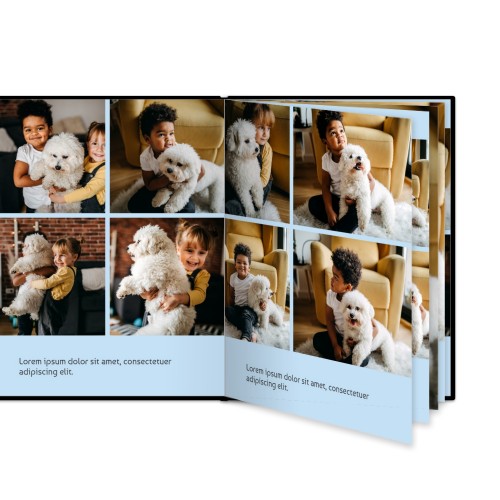 L Hochformat - Hardcover Lederlook